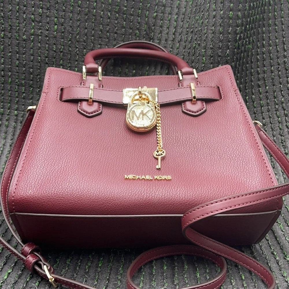 Michael Kors Hamilton Small Satchel Shoulder Crossbody Bag